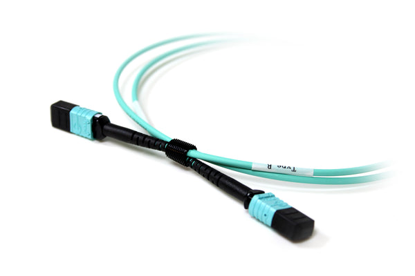 Acconet Patch Lead 12Core MPO Female to MPO Female 1M-AC-FIB-PL-MPO-1M