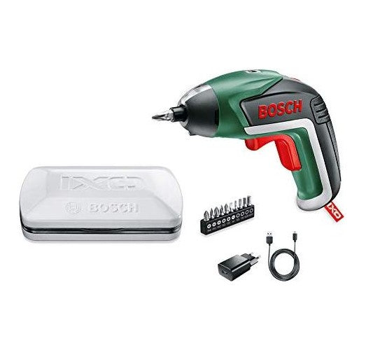 Bosch IXO V Cordless Screwdriver Kit: Buy online! Power Tool, Drill, Bits, Charger, Case - Shop now!