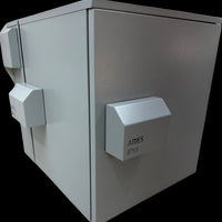 Aries 12U IP55 Outdoor Wall Mount Cabinet - 550mm Swing Frame - Industrial Network Enclosure, Weatherproof Protection