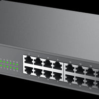 GRANDSTREAM GWN7702P: 16 Port Gigabit Ethernet Unmanaged PoE Switch Front View