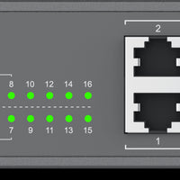 Grandstream Enterprise 16 port Unmanaged GbE PoE Switch - 138W | GWN7702P