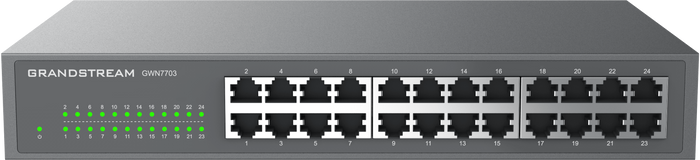 Grandstream Enterprise 24 port Unmanaged GbE Switch | GWN7703-GS-GWN7703