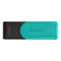 KINGSTON 128GB PORTABLE USB 3.2 GEN 1 DATATRAVELER EXODIA S (BLACK/TURQUOISE)