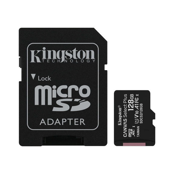 Kingston Canvas Select Plus MicroSD Memory Card 128GB-SDCS3/128GB
