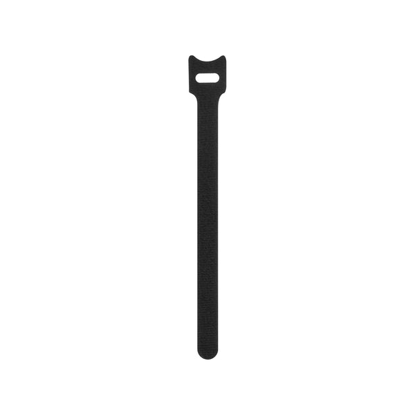 HOOK&LOOP WRAP STRAP 12X200MM BLACK(1PKT OF 100) - NET-HOOK-12X200-BLK