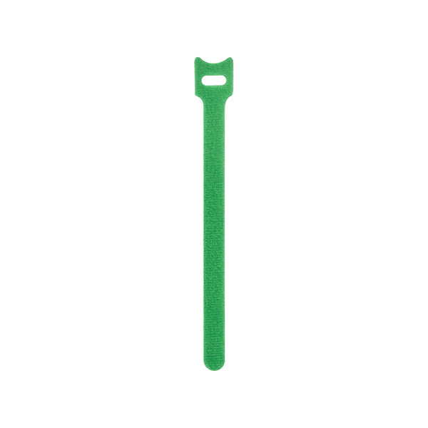 HOOK&LOOP WRAP STRAP 12X200MM GREEN(1PKT OF 100) - NET-HOOK-12X200-GR