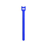HOOK&LOOP WRAP STRAP 12X200MM BLUE(1PKT OF 100) - NET-HOOK-12X200-BL