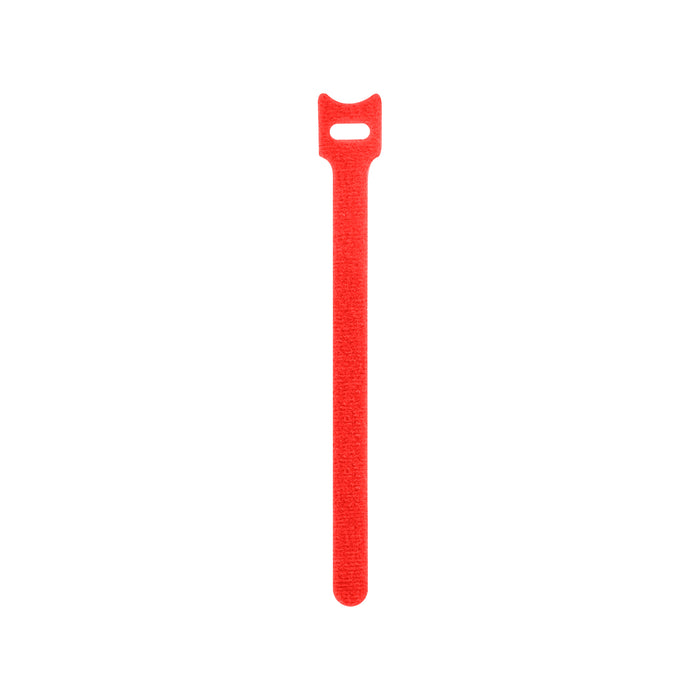 HOOK&LOOP WRAP STRAP 12X200 RED(1PKT OF 100) - NET-HOOK-12X200-R