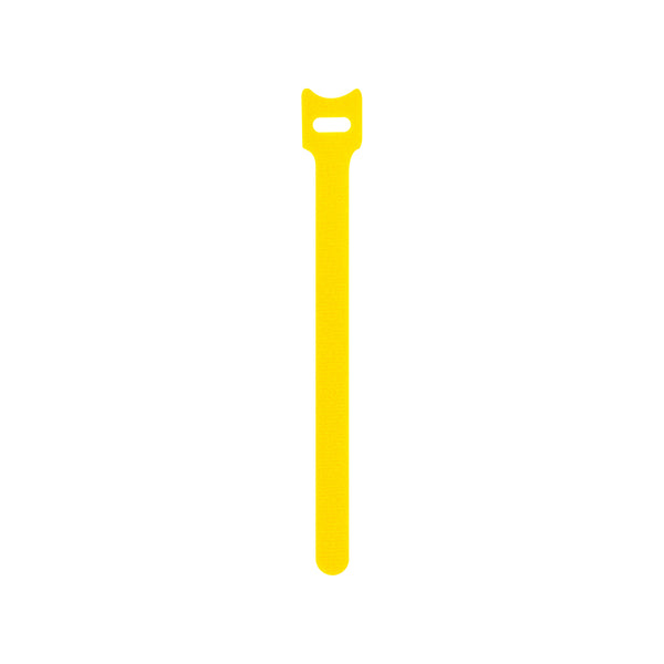 HOOK&LOOP WRAP STRAP 12X200 YELLOW(1PKT OF 100) - NET-HOOK-12X200-Y