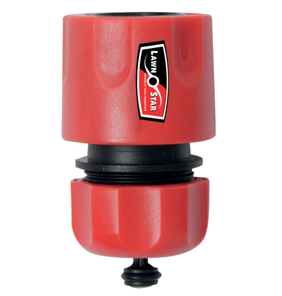 Lawnstar 12mm (1/2") Hose Connecter with Auto Shut Off -50-312-01