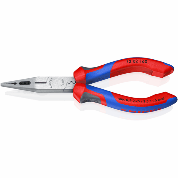 Knipex PLIER - ELECTRICIANS 160MM MULTI COMPONENT HANDLE - KPX1302160