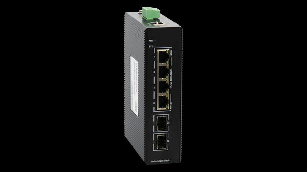 BDCOM 4 Port Gigabit Industrial Switch With 2 SFP - Managed
