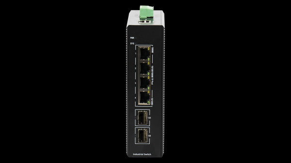 BDCOM 4 Port Gigabit Industrial PoE+ Switch With 2 SFP - Managed