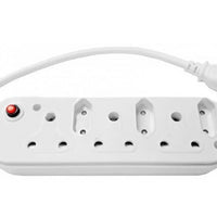 Acconet 6 Way Multiplug with 3x 16A SA and 3x 5A 2 Pin Sockets | AC-MPLUG-IEC-6