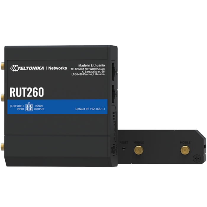 Teltonika Industrial LTE CAT 6 Router | RUT260-TTK-RUT260
