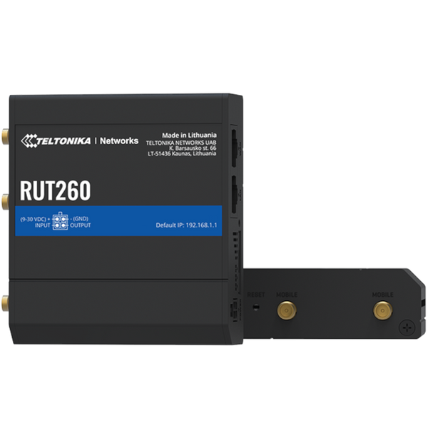 Teltonika Industrial LTE CAT 6 Router | RUT260-TTK-RUT260