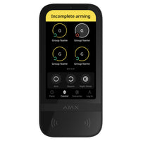 AJAX Security - Black Wireless Keypad Touch Screen | AJAX-KP-TS-B