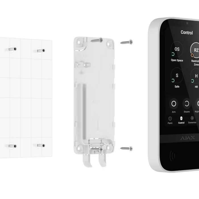 AJAX Security - White Wireless Keypad Touch Screen | AJAX-KP-TS-W-AJAX-KP-TS-W