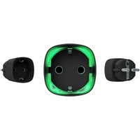 AJAX Security - Automation - Black Wireless Smart Plug with Energy Consumption Monitoring | AJAX-AD-SP-B