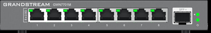 Grandstream Enterprise 8 port Unmanaged 2.5G Switch | GWN7701M-GS-GWN7701M