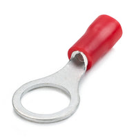Red Pre-Insulated Ring Terminal Connector, 8mm Electrical Wire Connection