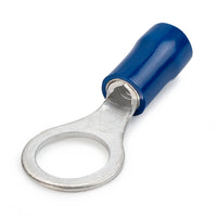 HellermannTyton Blue Ring Terminal: Pre-Insulated 4mm Connector for Secure Electrical Wiring - Buy at chavda.com