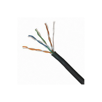 Acconet CAT5 UV Outdoor Ethernet Cable 305m Black CCA SF/TP Roll | CAT5U-305-CAT5U-305 Acconet