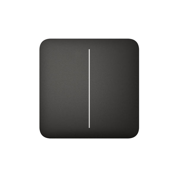 AJAX Security - Black SoloButton 2-GANG | AJAX-SB-2-GANG-B