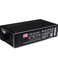 Mean Well - 24V, 12.5A, 360W Battery Charger-MW-NPB360N-24TB