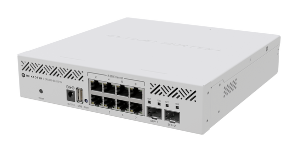 MikroTik CRS310-8G+2S+IN 8 Port 2.5Gbe Cloud Router Switch with SFP+-MT-RBCRS310-8G+2S+IN