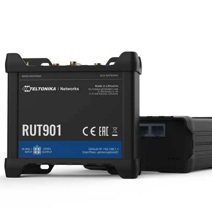 Teltonika Industrial 4G Dual SIM Router | RUT901-TTK-RUT901