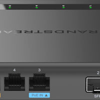Grandstream GWN7002: Gigabit VPN Router w/Firewall & PoE. 4x LAN/WAN, 2x SFP. Ideal for small business networks.