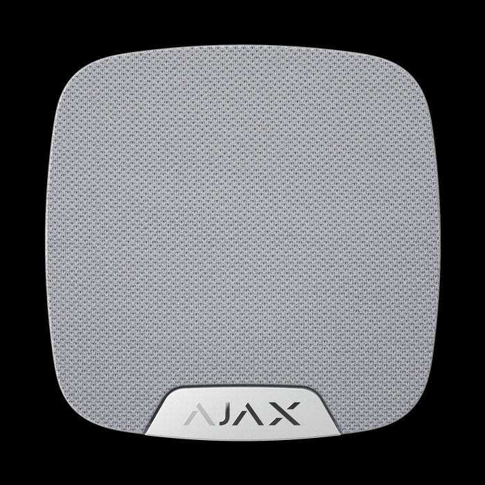 AJAX Security - HomeSiren Jeweller - White Indoor Compact Wireless Siren | AJAX-HS-INDR-W