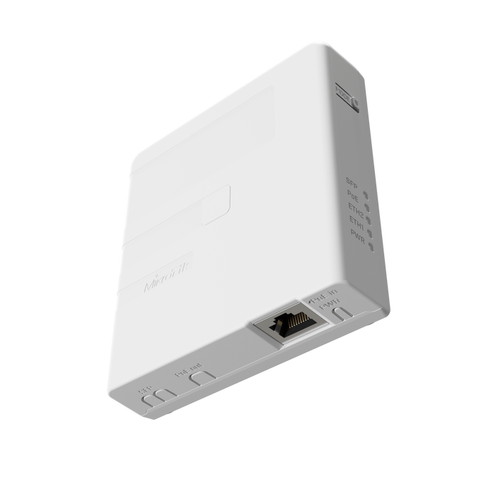 MikroTik GPEN smart PoE injector with SFP-MT-RBGPEN21