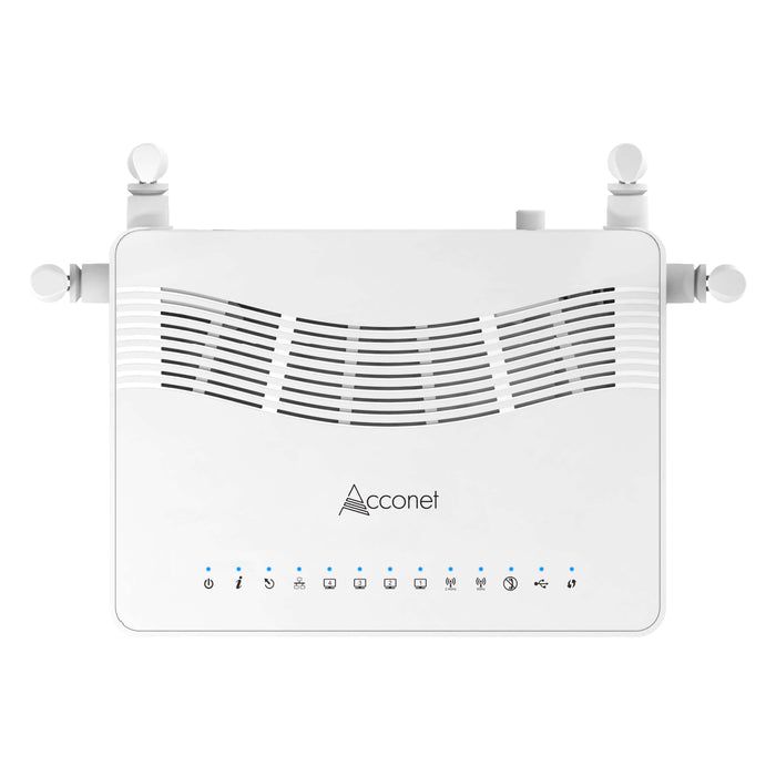Acconet WiFi 6 xPON 4 Port Gigabit Wireless ONU/ONT