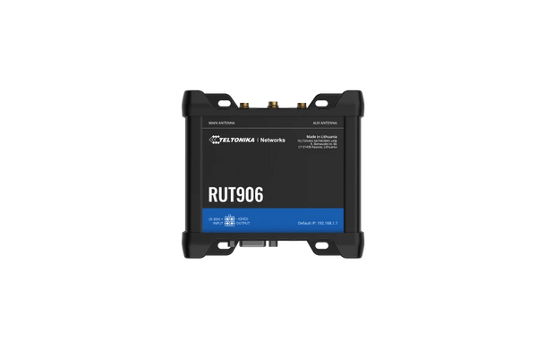 Teltonika RS232 / RS485 Industrial LTE Wi-Fi Router | RUT906-TTK-RUT906