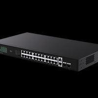 Tenda 24 Gigabit PoE ports, 2 uplink Gigabit RJ45 ports, 2 SFP ports | TEG1128P-24-410W