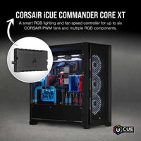 Corsair iCUE Commander CORE XT - Digital Fan Speed and RGB Lighting Controller.  6x Fan; 6x RGB