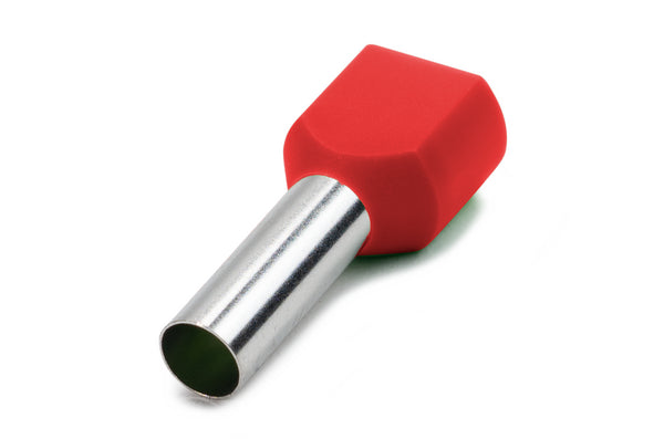 HellermannTyton Terminal Cord End Red 10mm - Wire Connector - Insulated Ferrule - Electric Cable Lug -  chavda.com