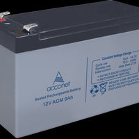 Acconet 12V AGM 9Ah Deep Cycle Battery | AC-BAT-VRLA-12V9AH