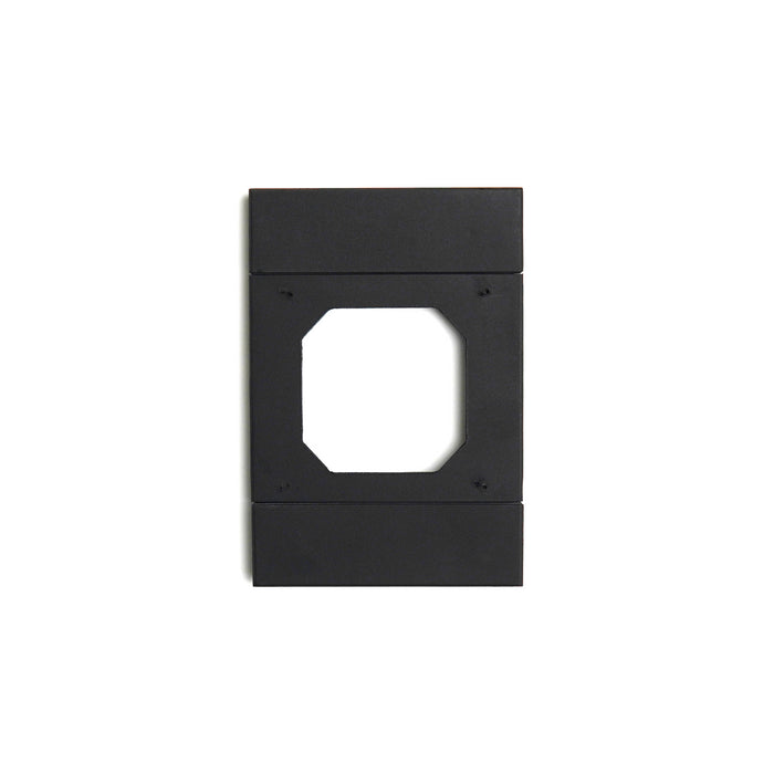 Acconet IoT 4x2 Smart Wall Switch Adapter Plate, Black | AC-IOT-BP-B