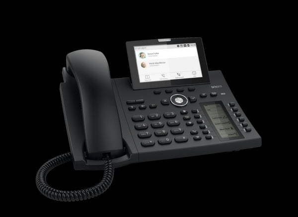 Snom D385 12-line Desktop SIP Phone - No PSU Included - Hi-Res Colour TFT Display - USB