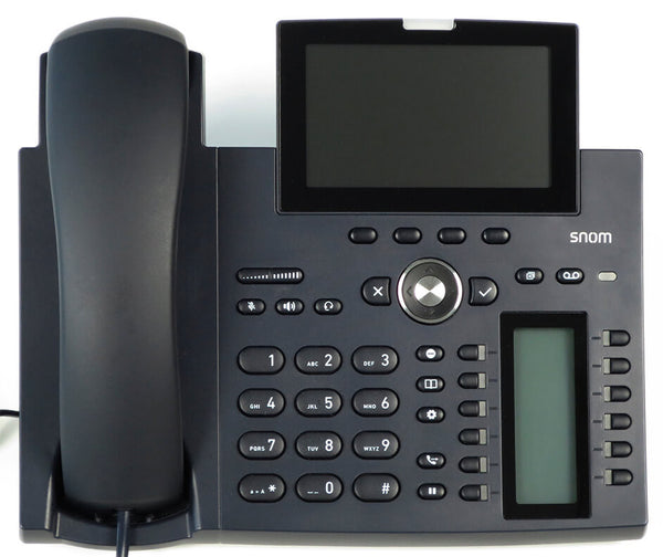 Snom D385 12-line Desktop SIP Phone - No PSU Included - Hi-Res Colour TFT Display - USB