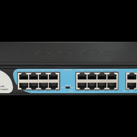 BDCOM 16-Port 100M PoE Switch (16-Port 100M PoE + 1 GE + 1 SFP) 180W PoE Budget