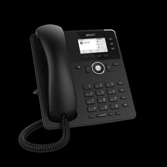 Snom D717 6-line Desktop SIP Phone - No PSU Included - Wide Colour TFT Display - USB