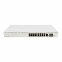 MikroTik CRS328-8P-8B-4S+RM: 16-Port Gigabit PoE++ Cloud Router Switch with SFP+ for Networking & Data Transmission. High Power, Reliable