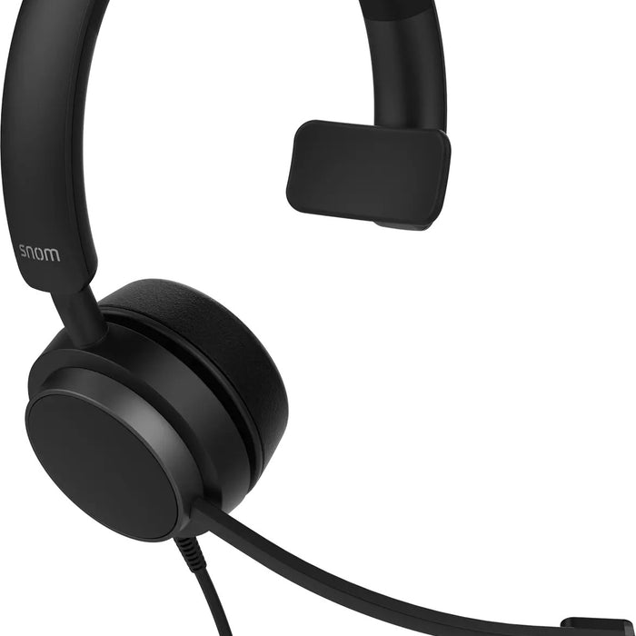 Snom A310M Mono Over-Ear Headset, Passive Noise Cancellation, VoIP Phone Headset, RJ9