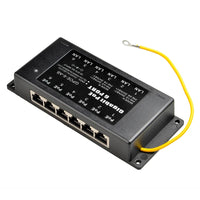 Passive POE Injector Hub, 6 Port, Gigabit, 2.1mm Jack
