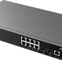 Grandstream GWN7801 Managed Switch: 8-Port Gigabit PoE+ Network Switch