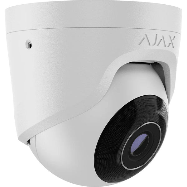 AJAX Security - 5MP IP White Turret Camera with a 2.8 mm Wide-view Lens | AJAX-TURRET-5MP-28-W